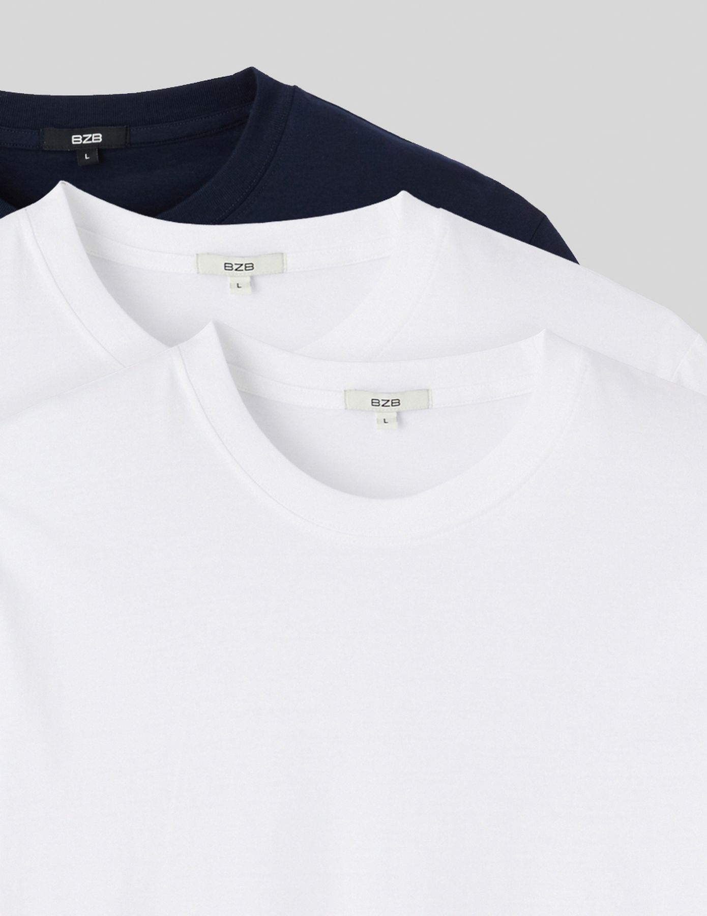 Lot de 3 basiques unis