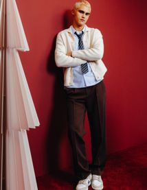 Pantalon de ville &agrave; pinces