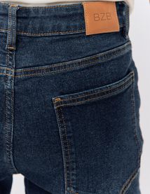 Jean straight délavé