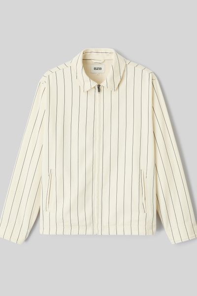 Veste zipp&eacute;e ray&eacute;e