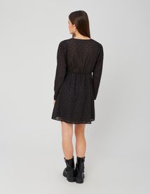 Robe courte jacquard