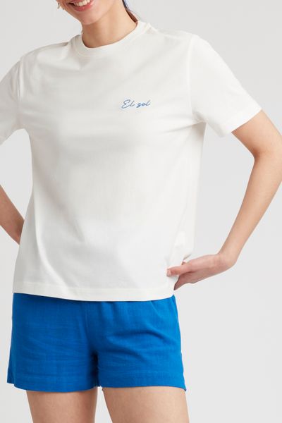 T-shirt imprim&eacute; devant/dos