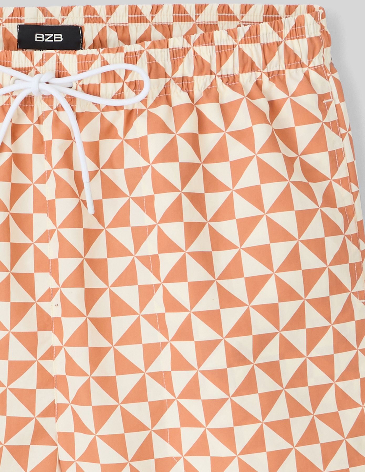 Short de bain AOP géométrique