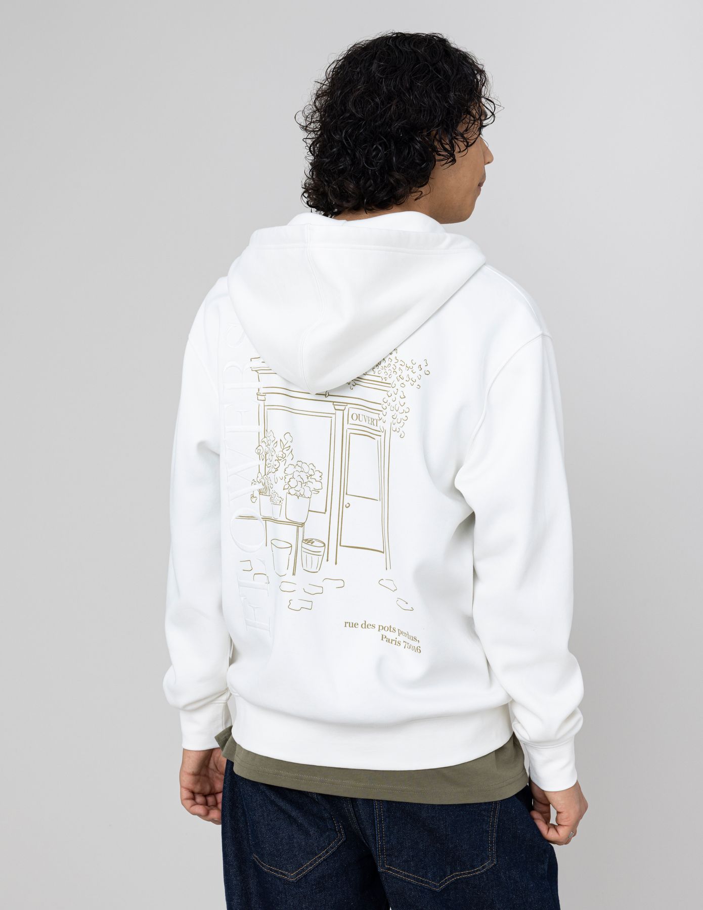 Sweat zippé animation devant/dos