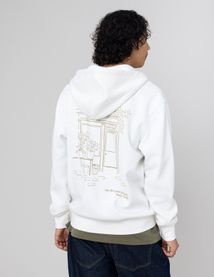 Sweat zippé animation devant/dos