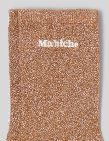 Lot de 2 paires de chaussettes brod&eacute;es