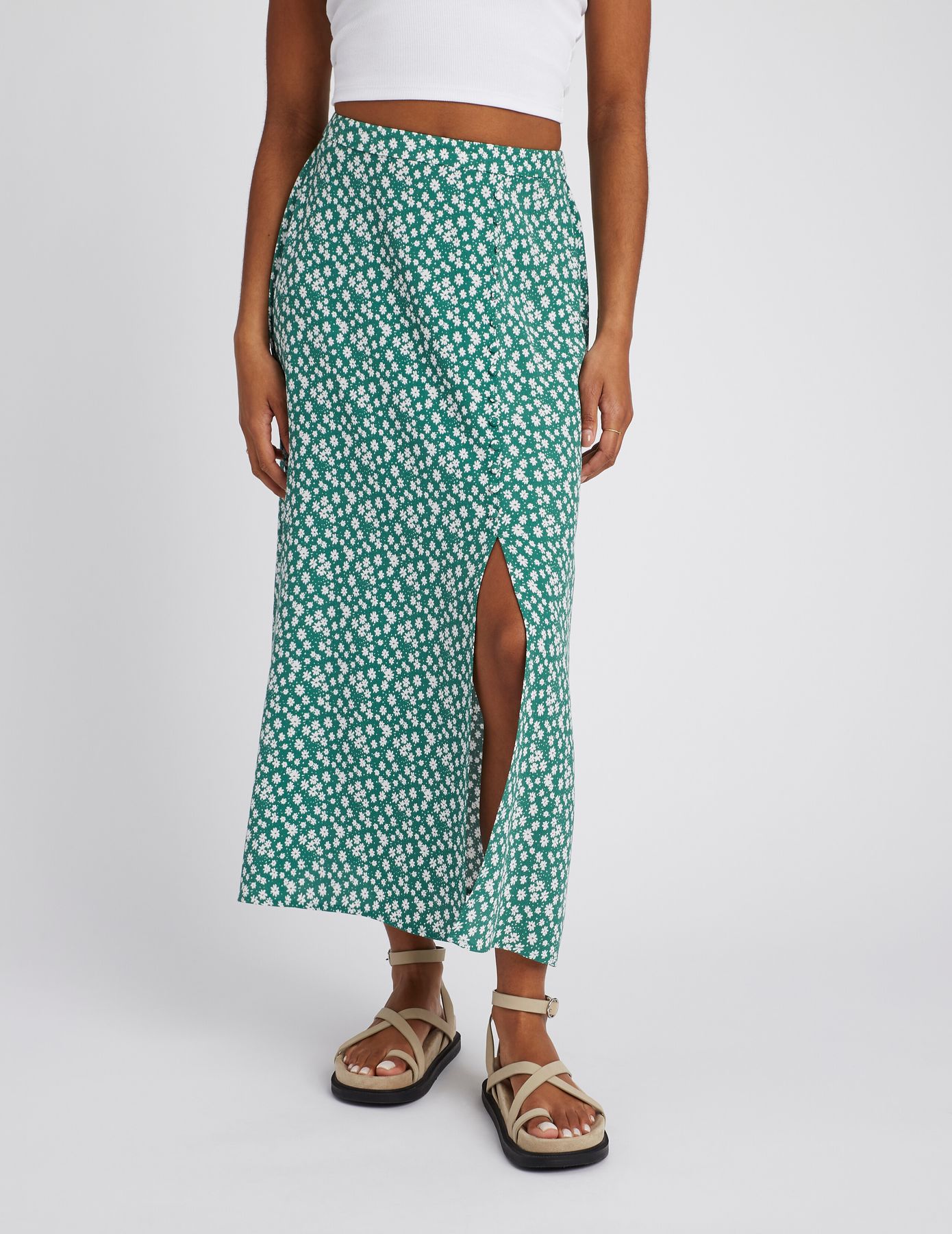 Jupe longue imprim&eacute;e