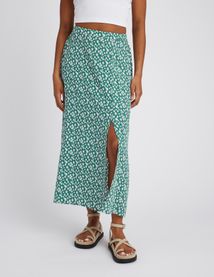 Jupe longue imprim&eacute;e