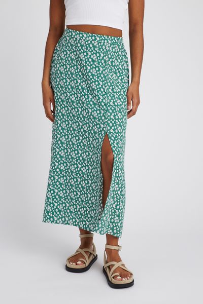 Jupe longue imprim&eacute;e