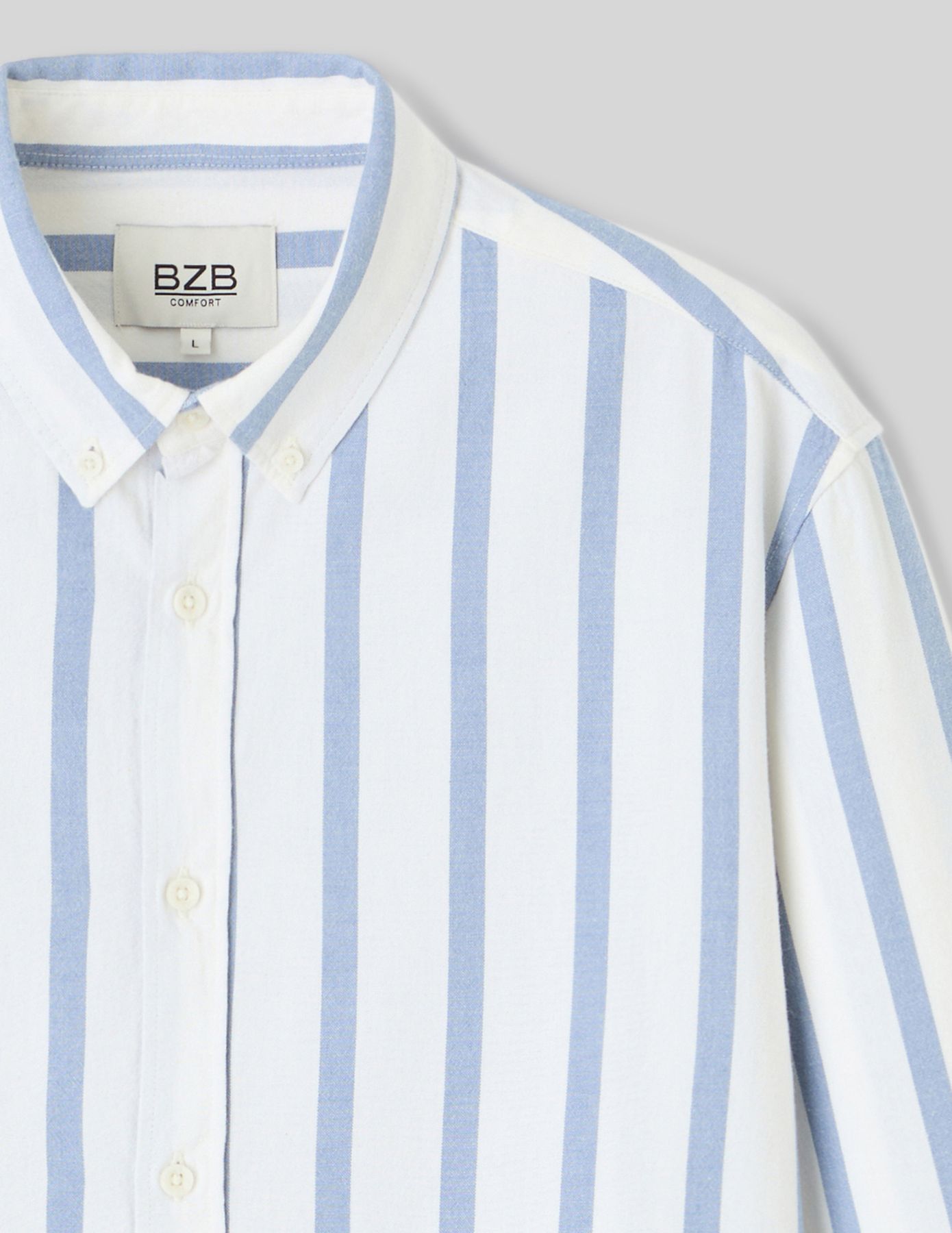 Chemise manches longues ray&eacute;e