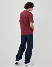 T-shirt broderie poitrine