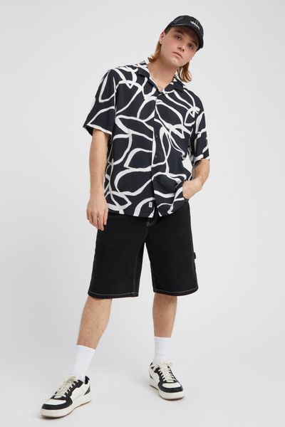 Chemisette imprim&eacute;e fluide