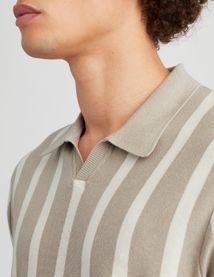 Polo &agrave; rayures