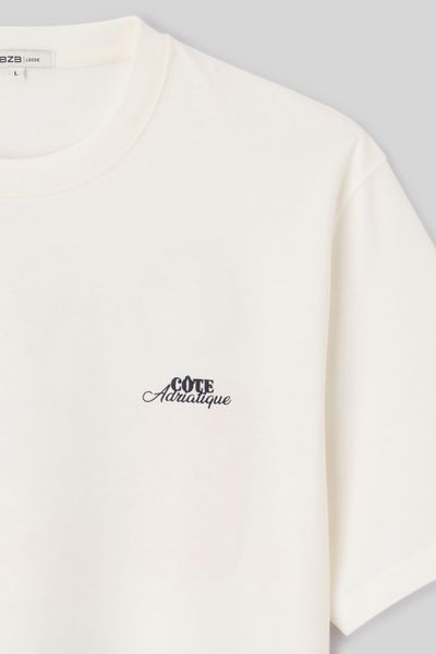 T-shirt imprim&eacute; devant/dos