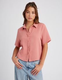 Chemisette en gaze de coton