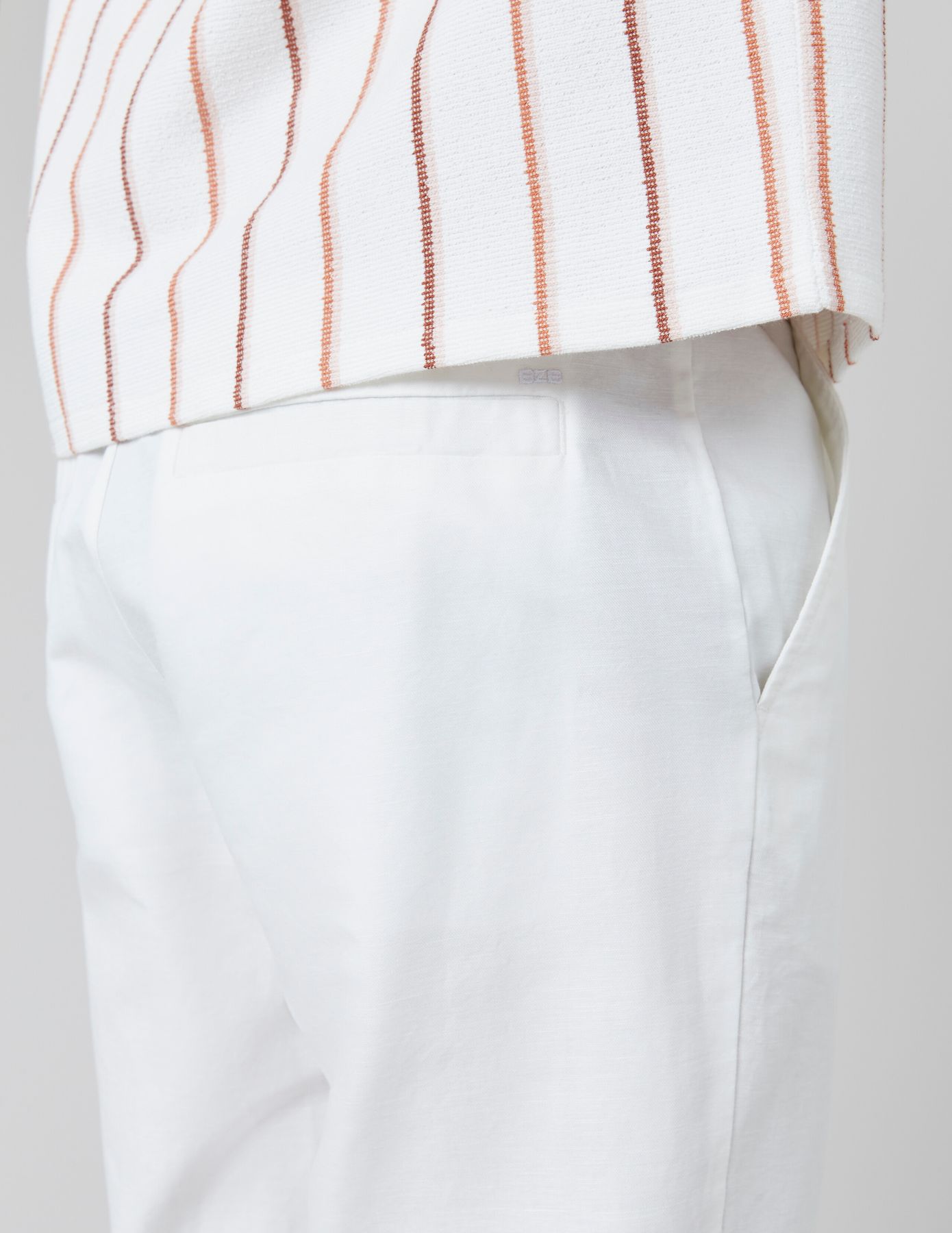 Pantalon de ville coton lin