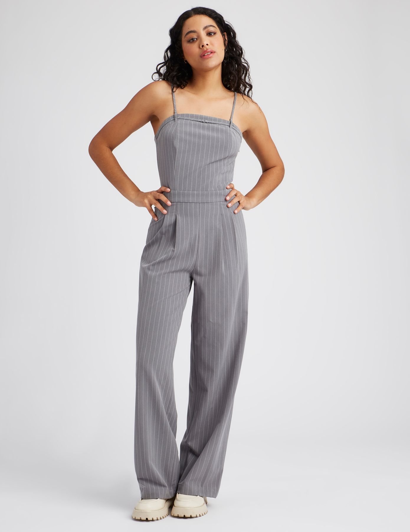 Combinaison pantalon à rayures