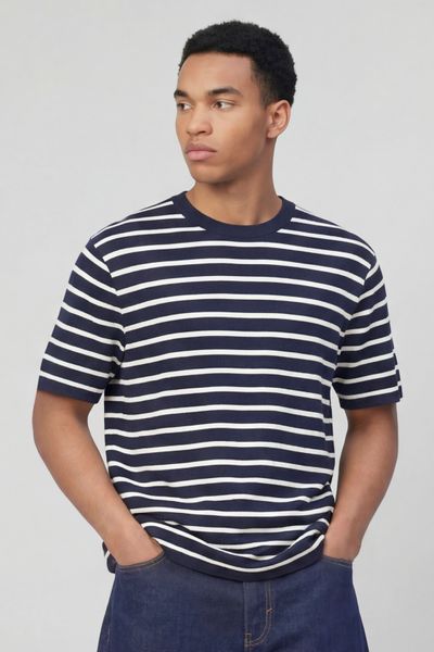 T-shirt mati&egrave;re gaufr&eacute;e