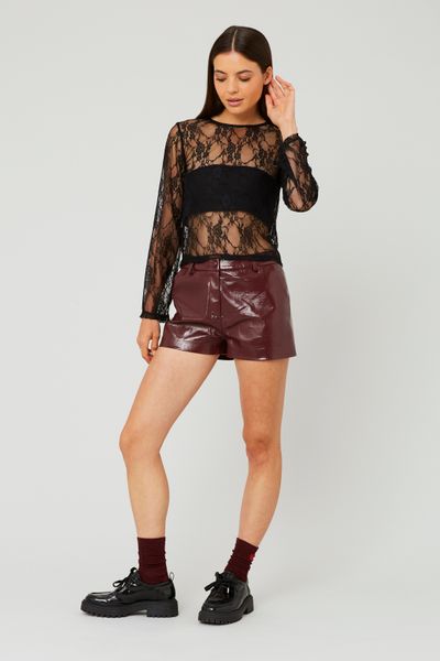 T-shirt en dentelle
