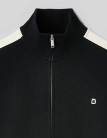 Sweat zipp&eacute; &agrave; bandes