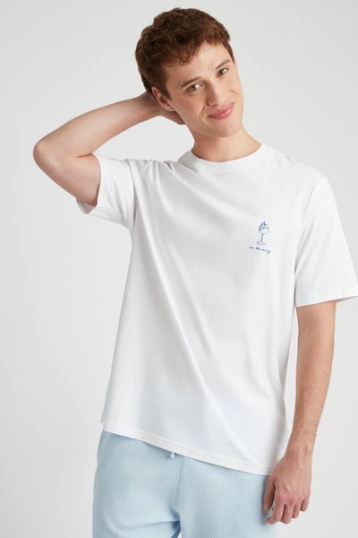 T-shirt imprimé poitrine