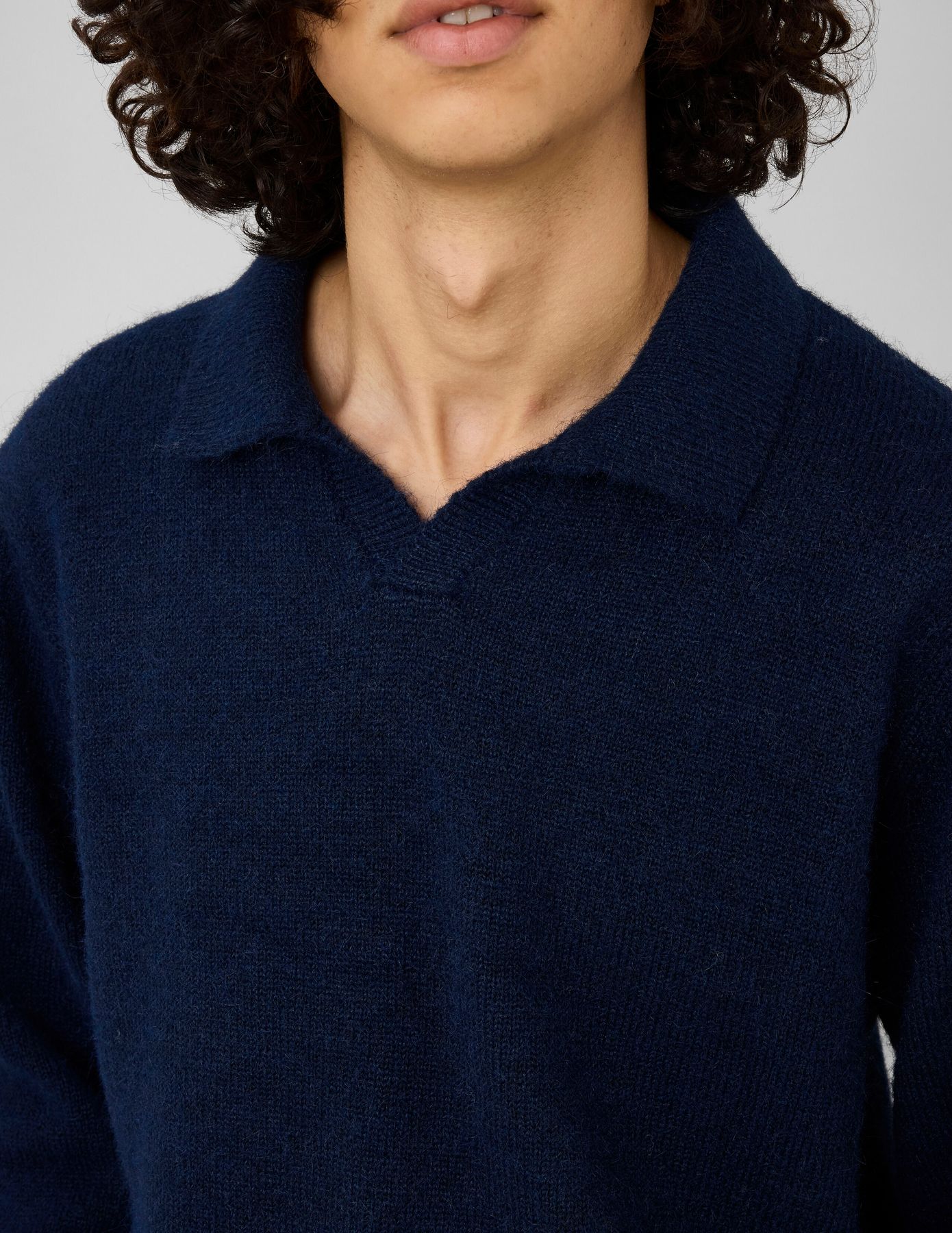 Pull col polo liseret