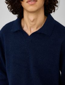 Pull col polo liseret