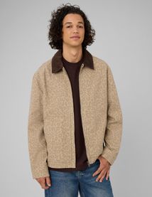 Veste zipp&eacute;e imprim&eacute;e