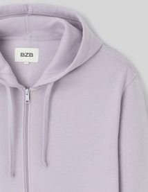 Sweat zippé à capuche
