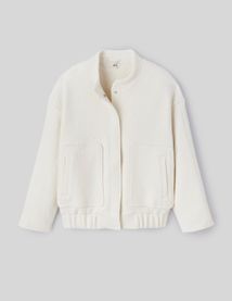 Veste bombardier en laine