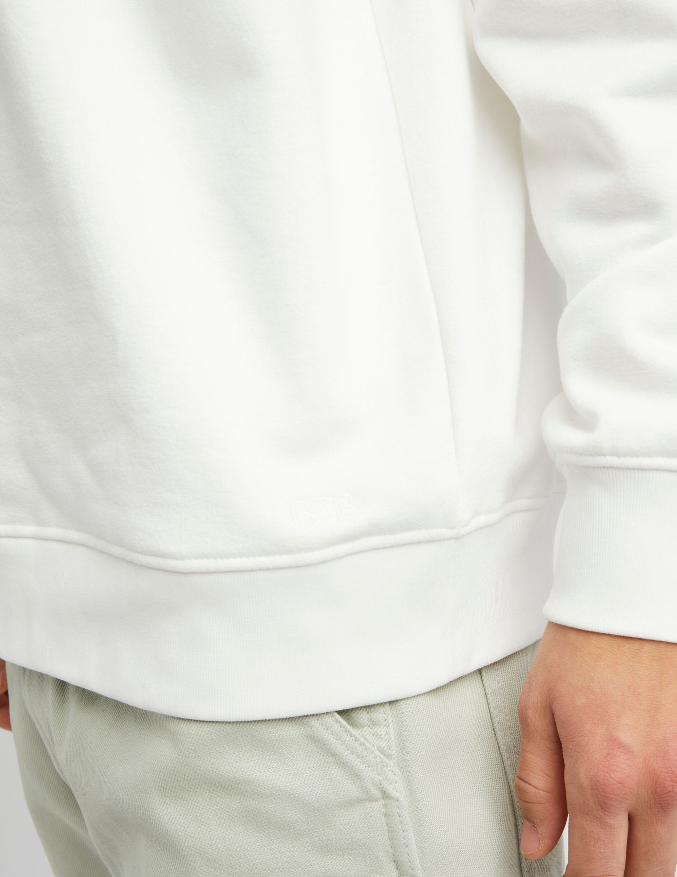 Sweat col rond uni