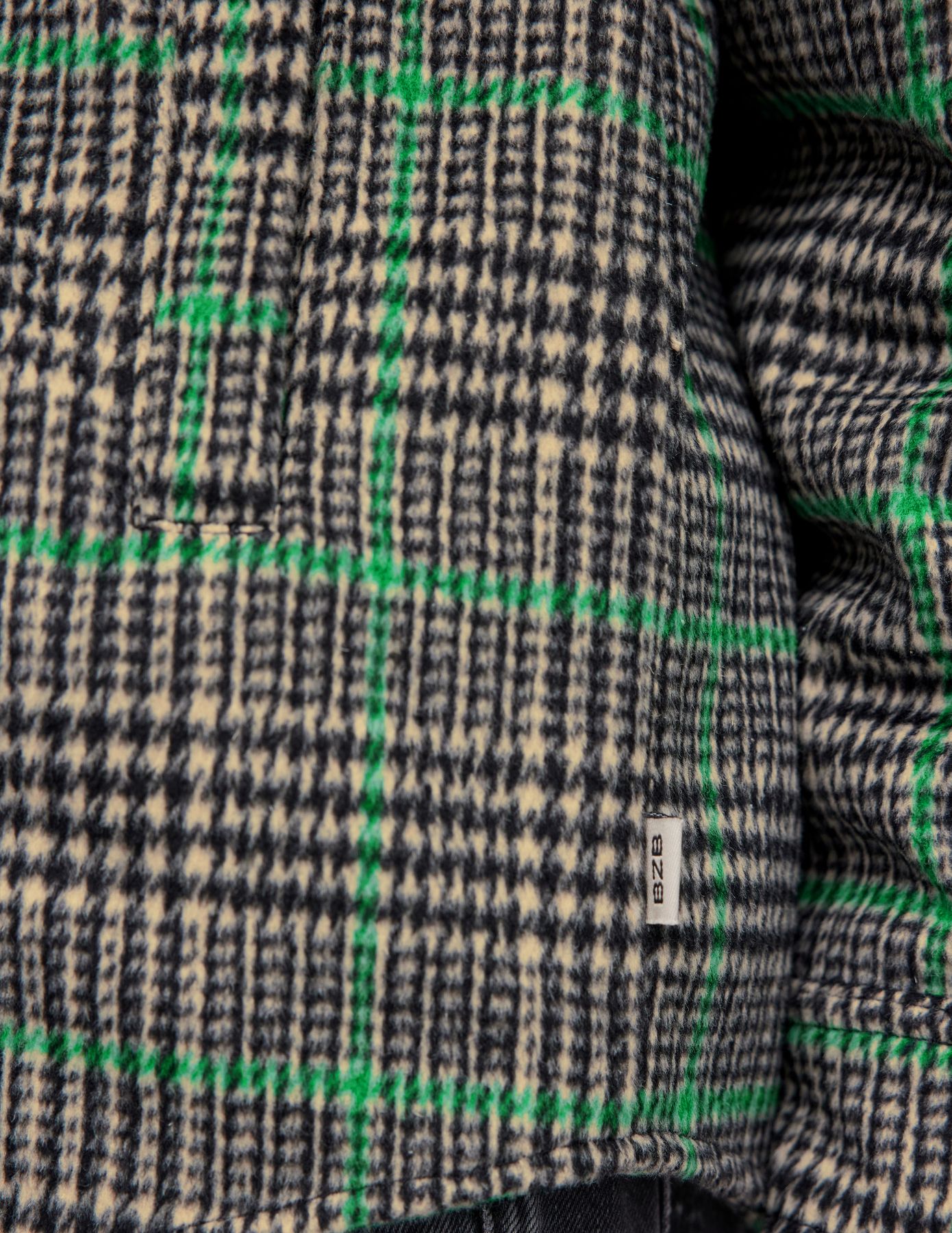 Veste surchemise à carreaux