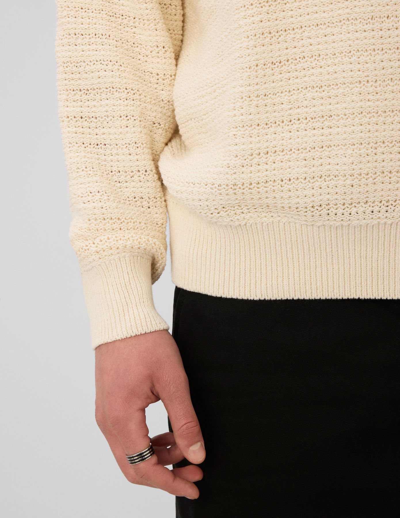 Pull maille fantaisie