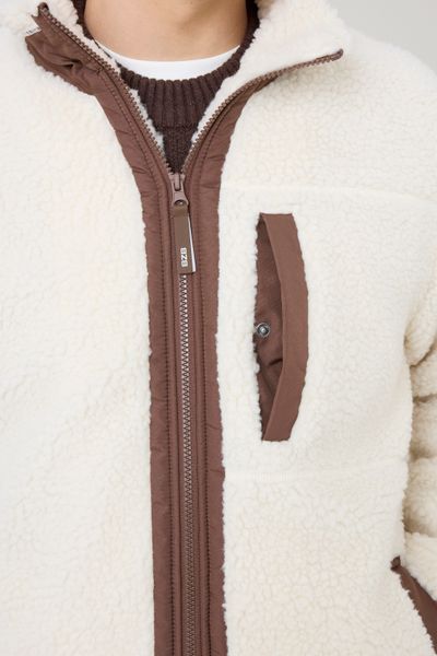 Blouson zippé sherpa