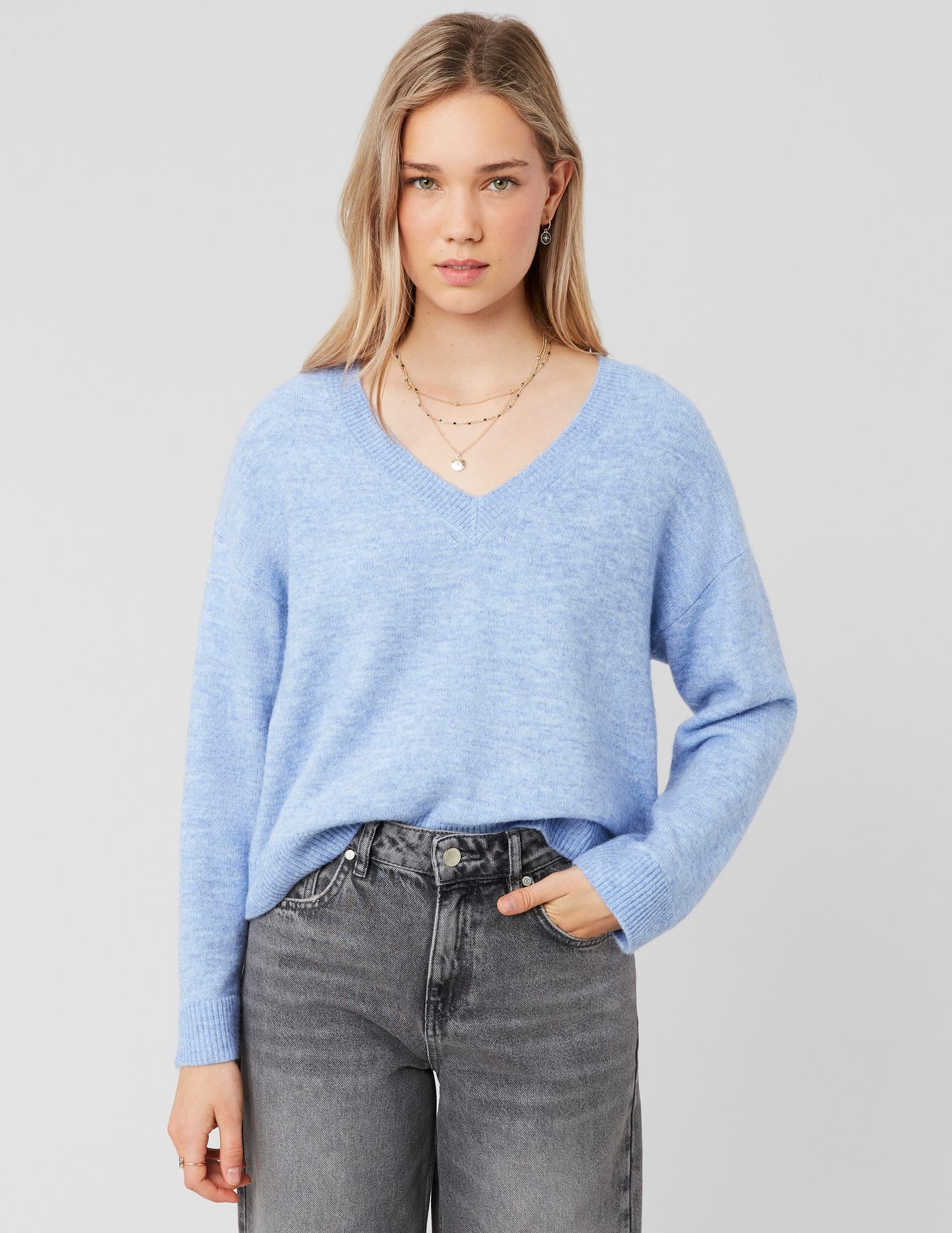 Pull col V uni