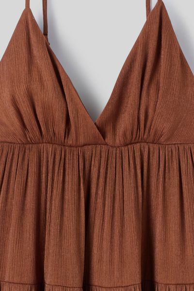 Robe fluide longue à étages