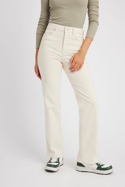 Jean straight taille haute