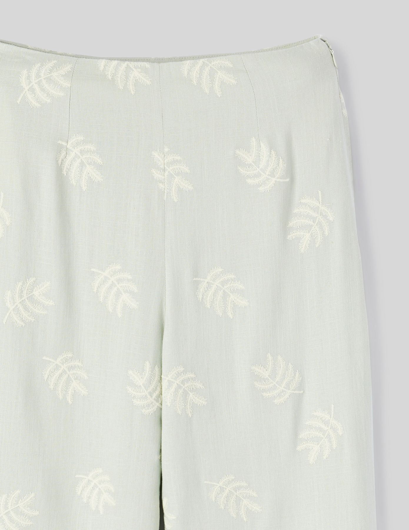 Pantalon fluide brodé