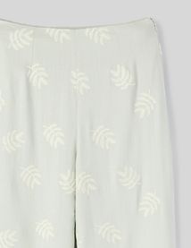 Pantalon fluide brodé