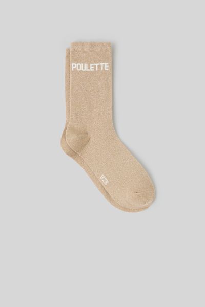 Chaussette unitaire wording lurex