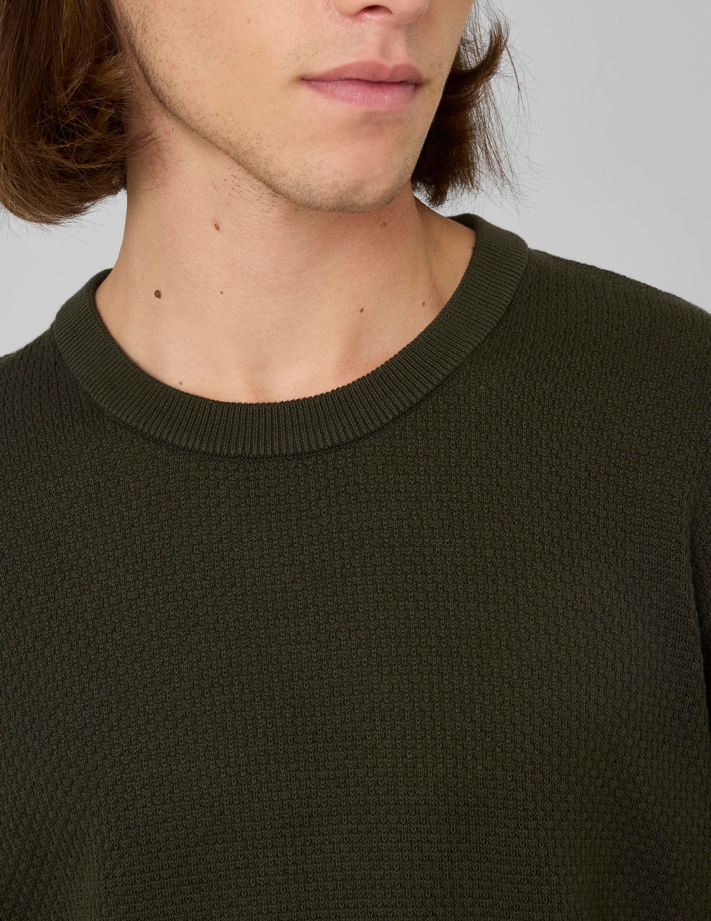 T-shirt maille textur&eacute;e