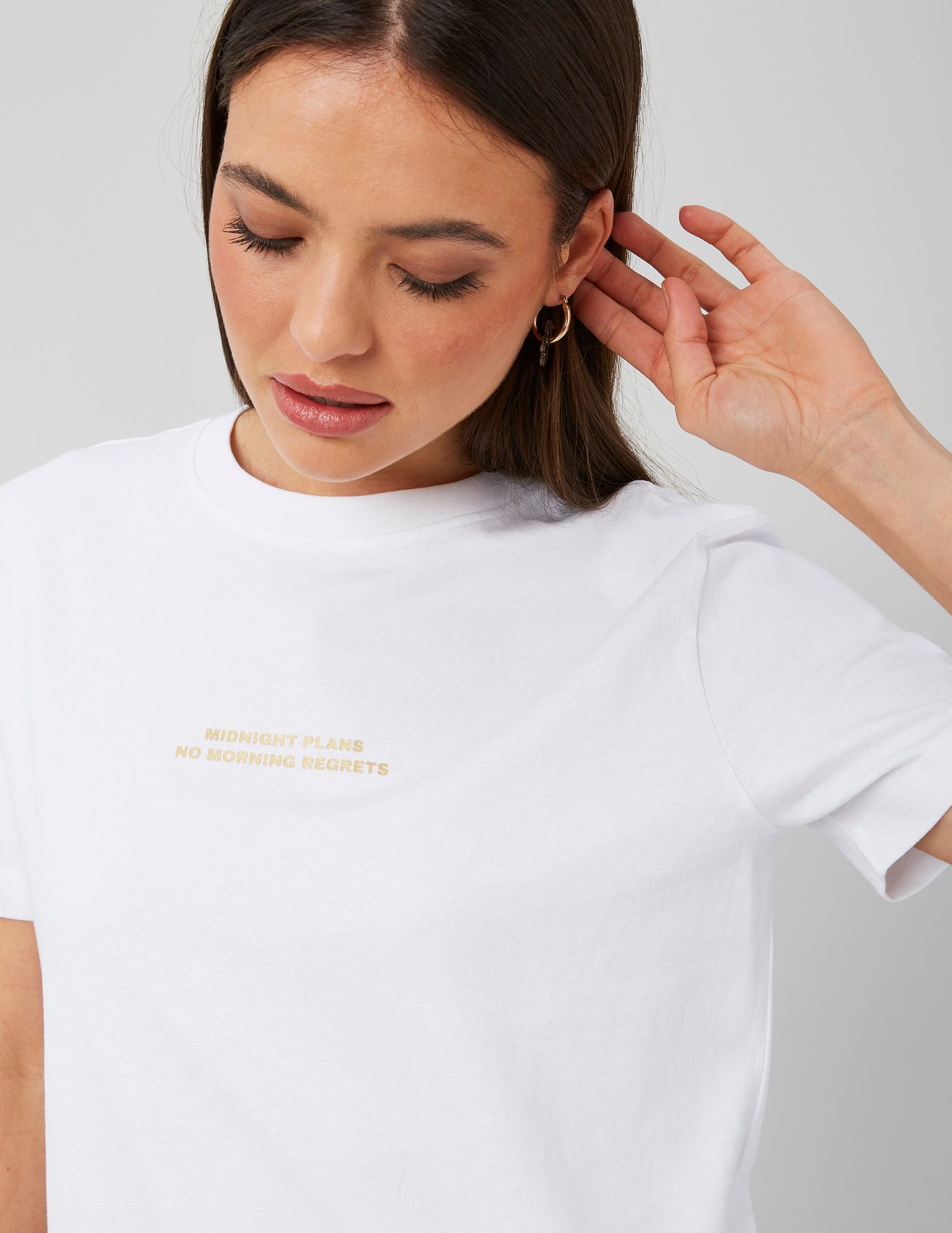 T-shirt imprim&eacute; poitrine