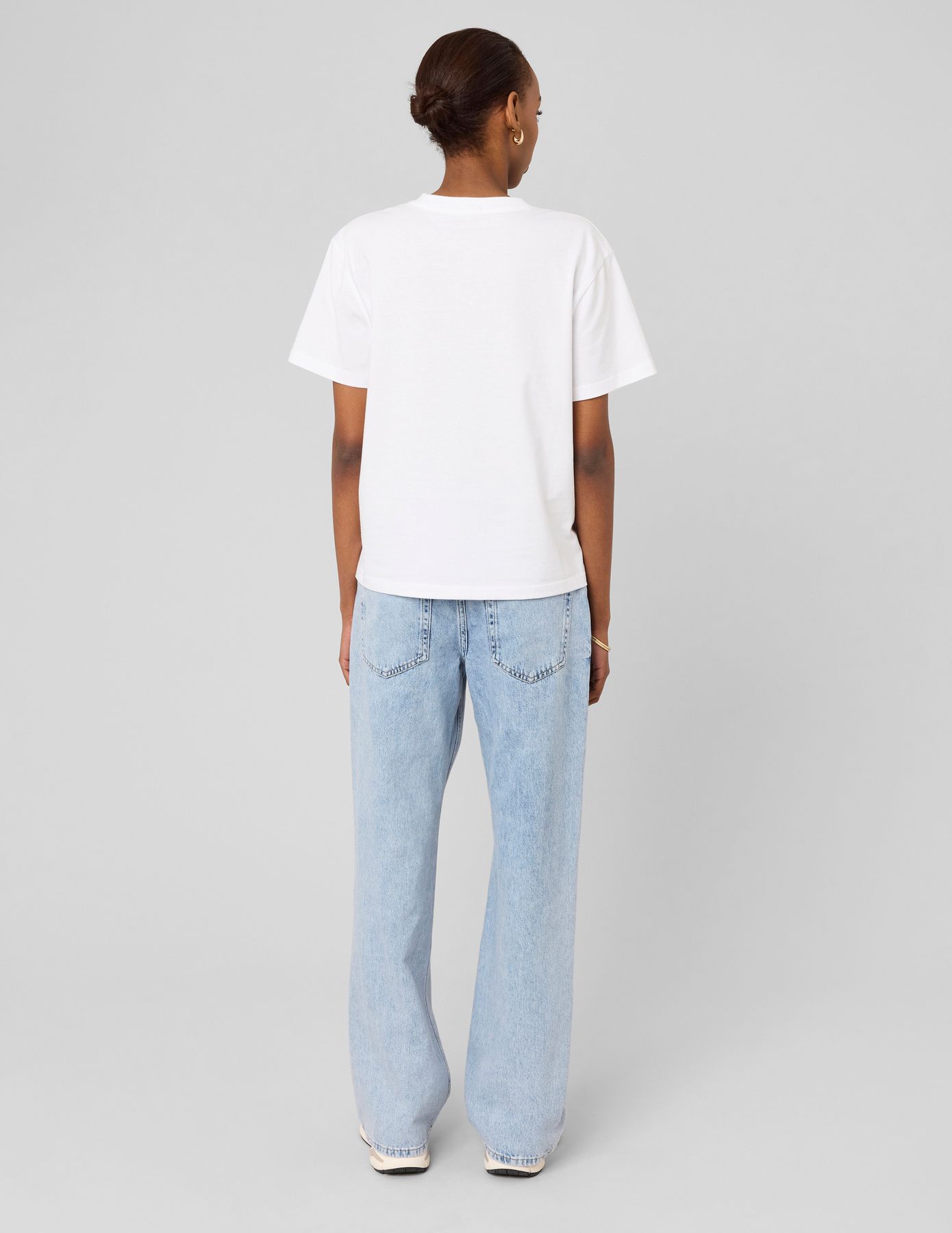 Jean straight taille basse