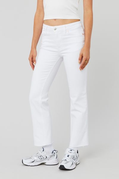 Jean flare cropped