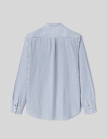 Chemise rayée droite