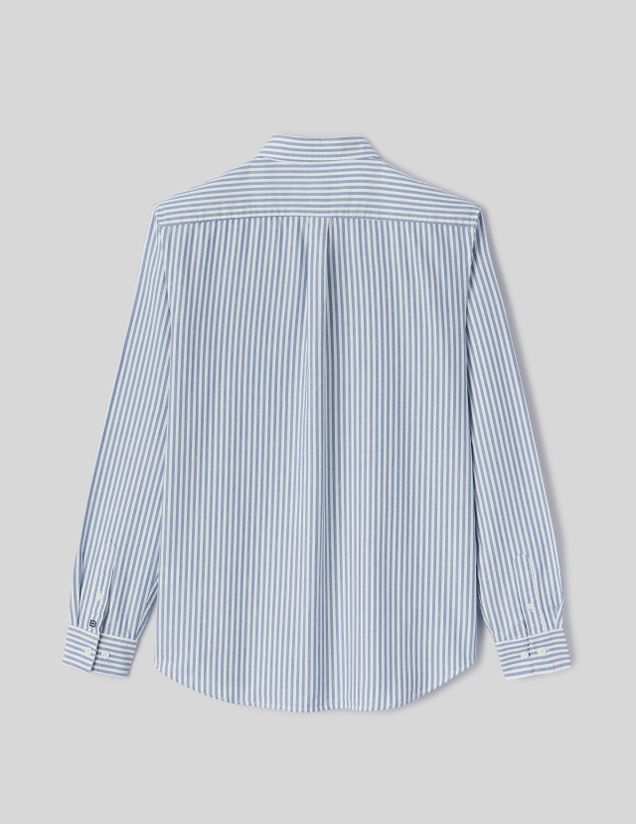 Chemise rayée droite
