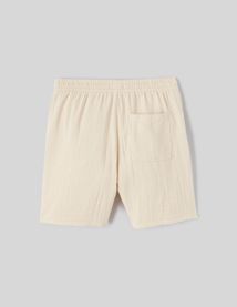 Bermuda gaze de coton