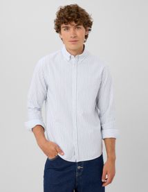 Chemise oxford ray&eacute;e