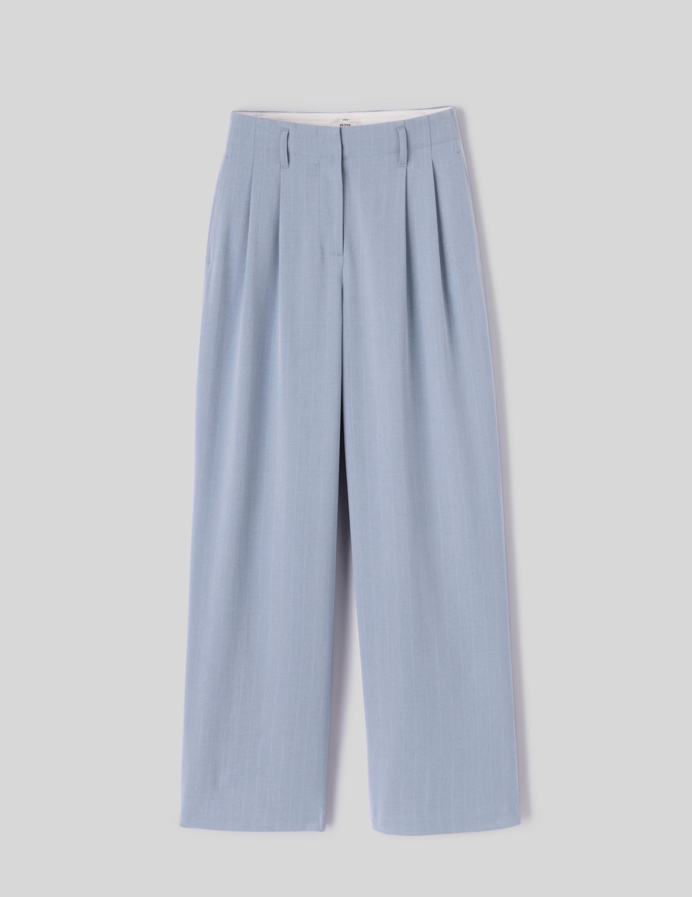 Pantalon tailleur rayé