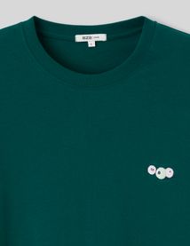 T-shirt broderie poitrine